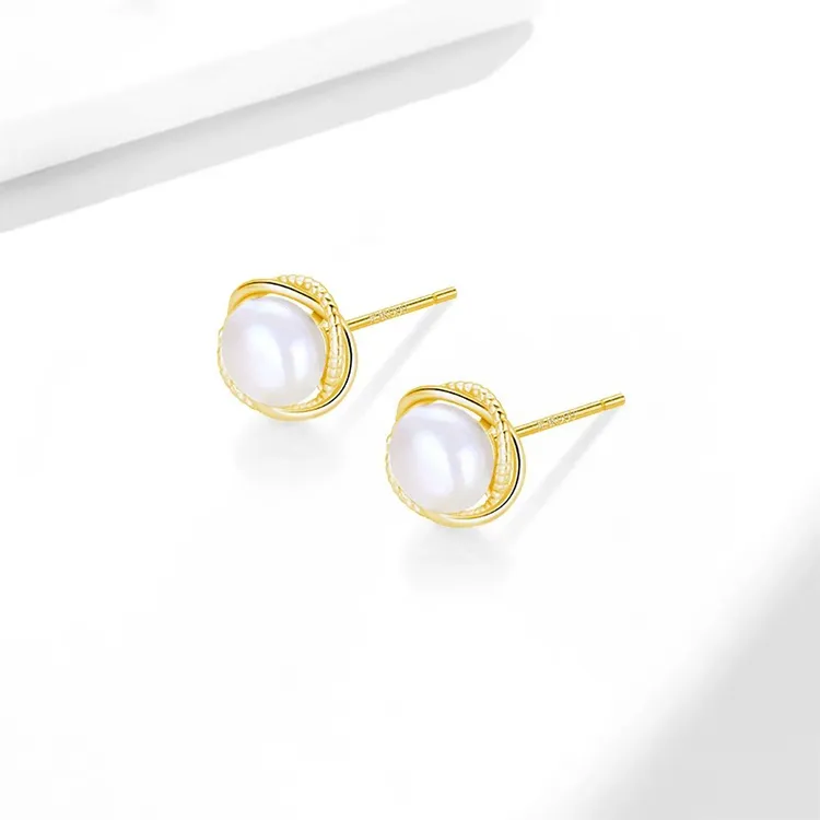 JOLLY NOTE Sterling Silver Stud Earrings Women's-8