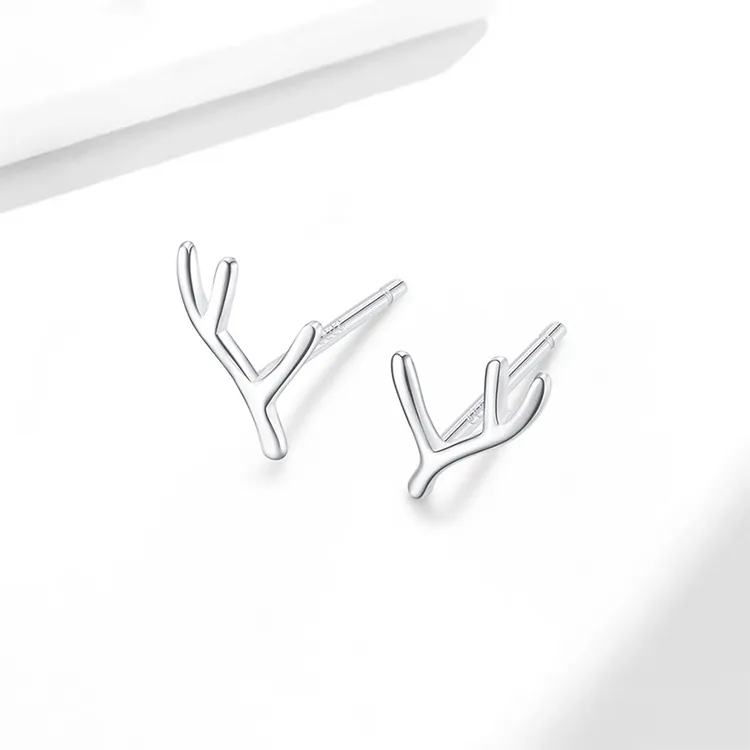 JOLLY NOTE Sterling Silver Stud Earrings Women's-2