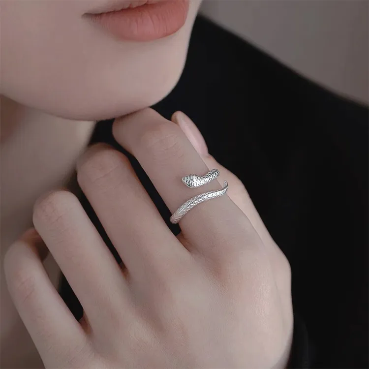 JOLLY NOTE Normcore Style Individual Trendy Versatile Rings Unisex Good Luck-3