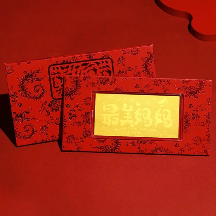 JOLLY NOTE Collection Savings Voucher Ornament Gift Gold Women's-1