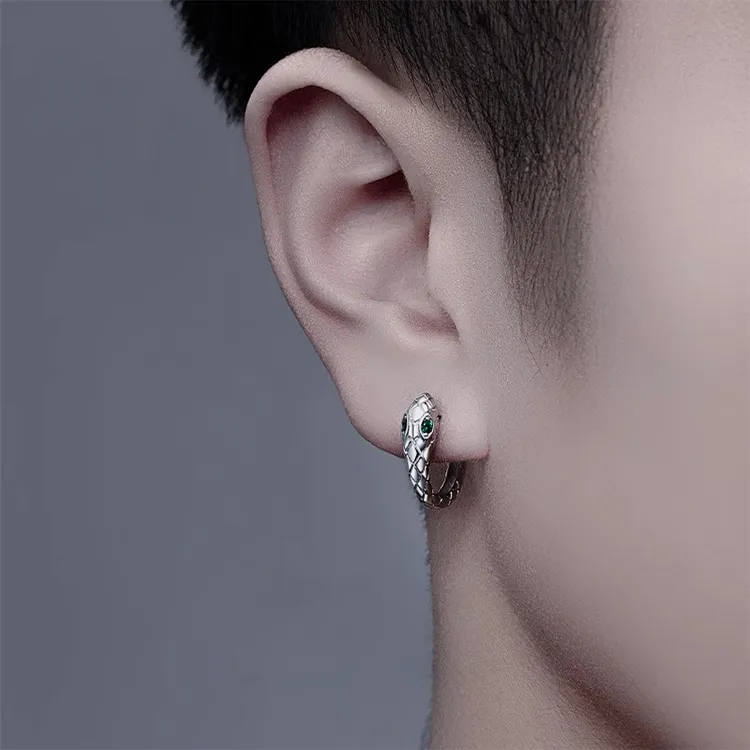 JOLLY NOTE Sterling Silver Earrings Unisex Good Luck-1