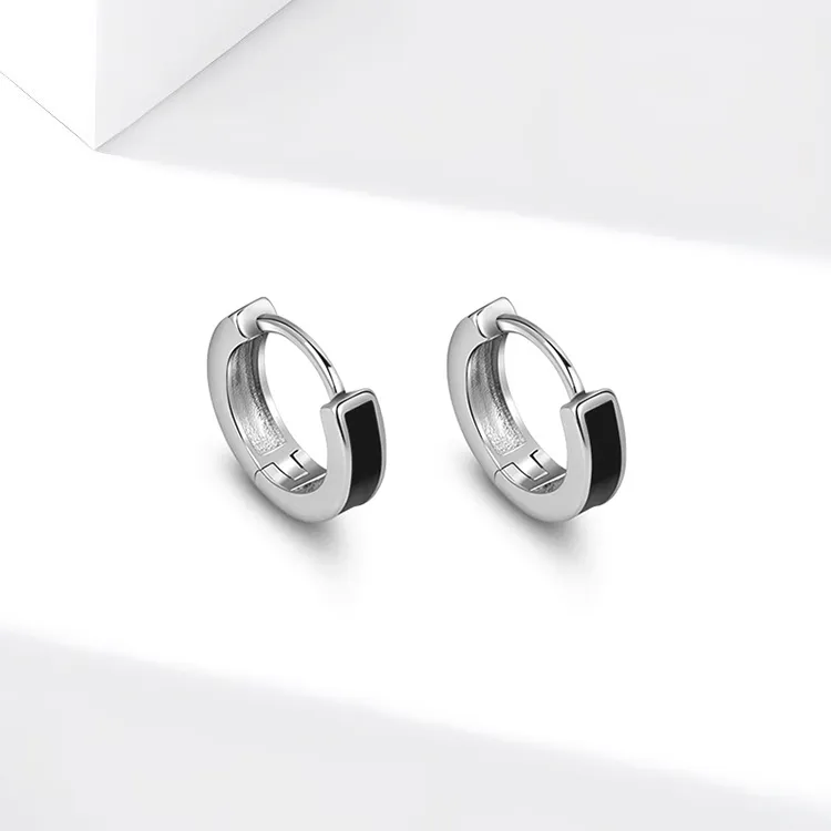 JOLLY NOTE Zodiac Year Snake Year Lucky Charm Peace Buckle Earrings Unisex Good Luck-3