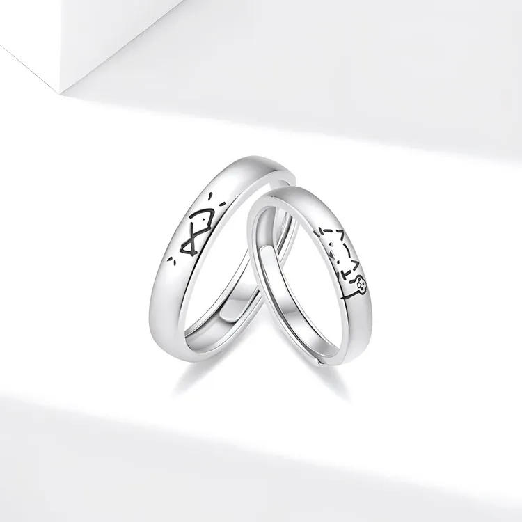 JOLLY NOTE Sterling Silver Rings Unisex-2