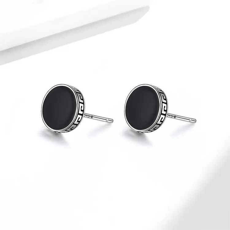 JOLLY NOTE Fashionable Everyday Casual Versatile For Students Stud Earrings Unisex-2