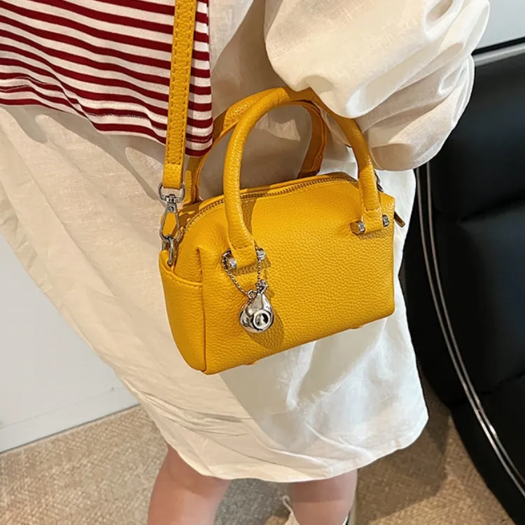 WHEELY BABY+ PU Shoulder Bag, Crossbody Bag, Handbag Women's Ecru/Ginger Yellow/Blue/Black-6