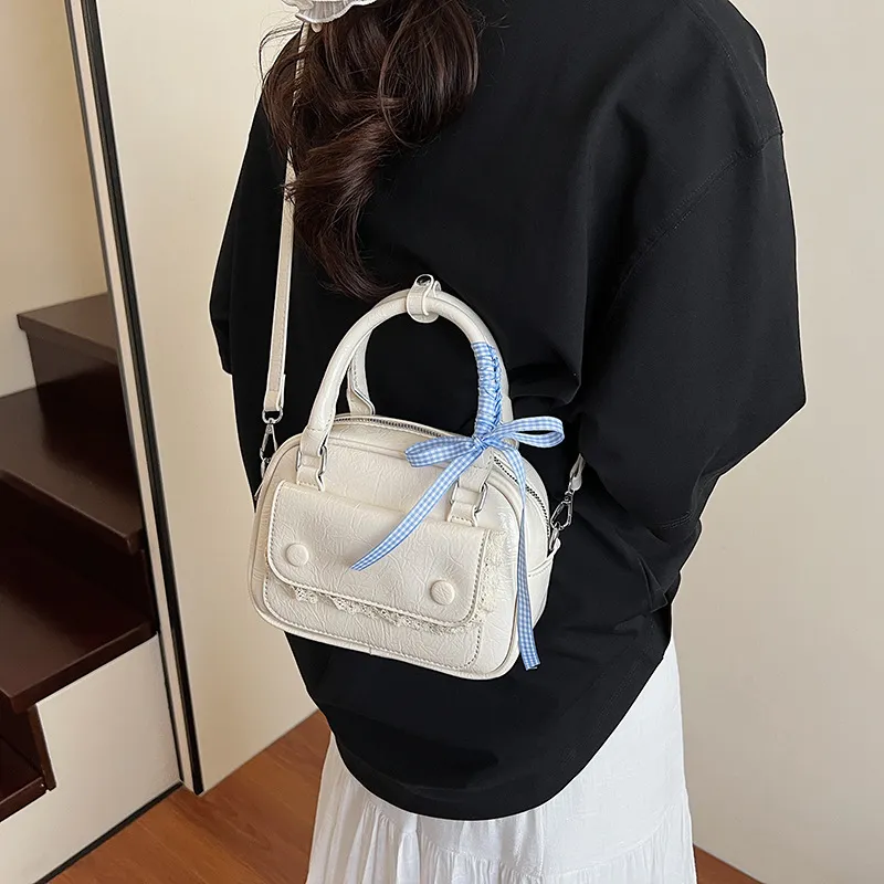 WHEELY BABY+ PU Shoulder Bag, Crossbody Bag, Handbag Women's White/Blue/Yellow/Pink/Black-4