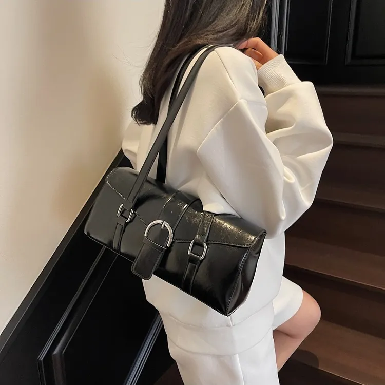 WHEELY BABY+ PU Korean Style Trendy Fashion Minimalist Style Casual Shoulder Bag Regular Women's Multicolor-21