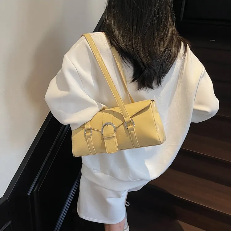 WHEELY BABY+ PU Korean Style Trendy Fashion Minimalist Style Casual Shoulder Bag Regular Women's Multicolor-41