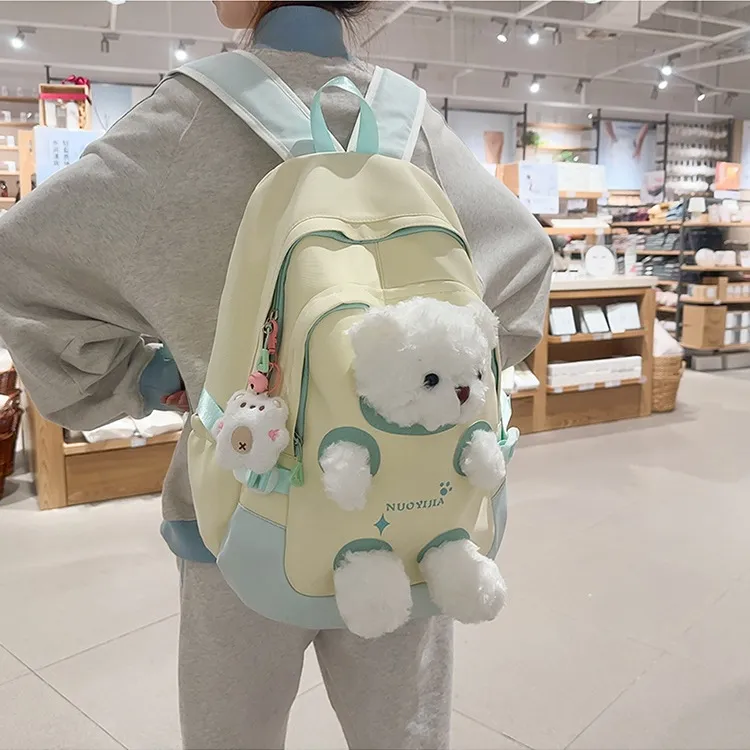 WHEELY BABY+ Nylon Fashion High Quality Doll Backpack Regular Unisex Multicolor-15