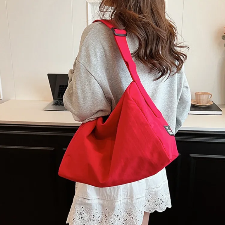 WHEELY BABY+ Nylon Shoulder Bag, Crossbody Bag Women's Multicolor-7