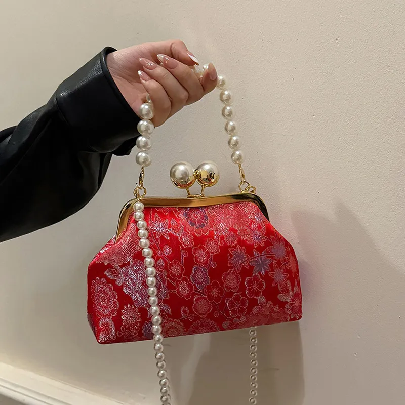 WHEELY BABY+ Satin Handbag Women's Red/Purple-3
