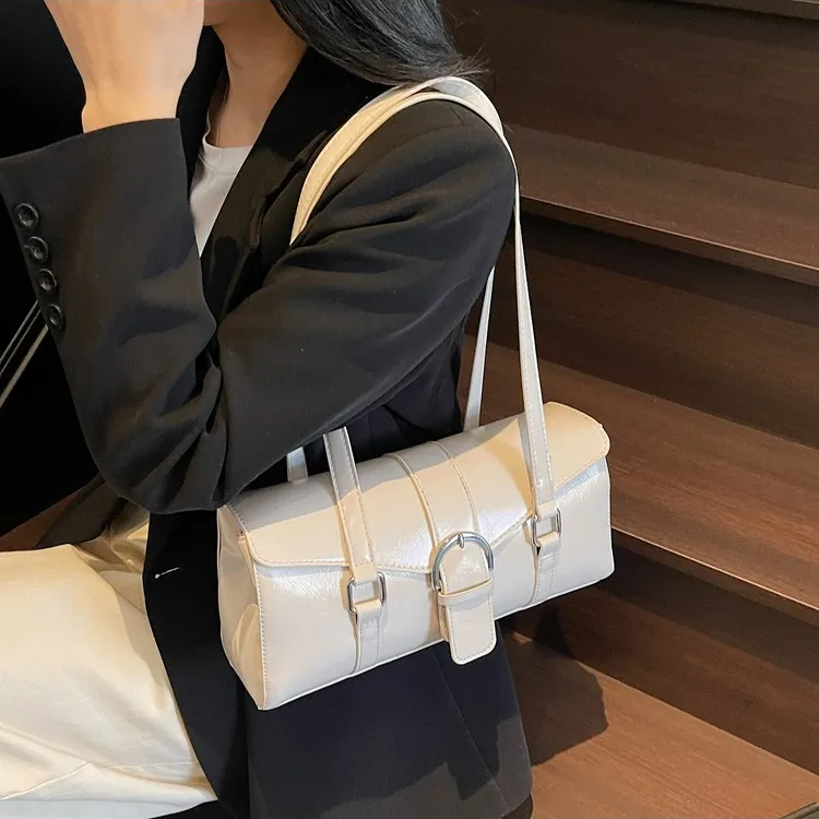 WHEELY BABY+ PU Korean Style Trendy Fashion Minimalist Style Casual Shoulder Bag Regular Women's Multicolor-17