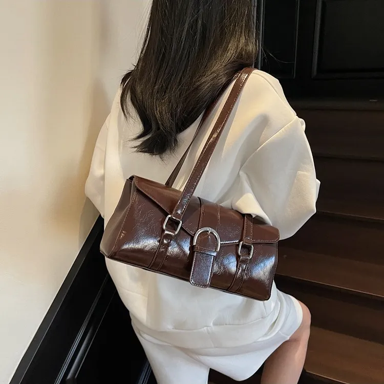 WHEELY BABY+ PU Korean Style Trendy Fashion Minimalist Style Casual Shoulder Bag Regular Women's Multicolor-33