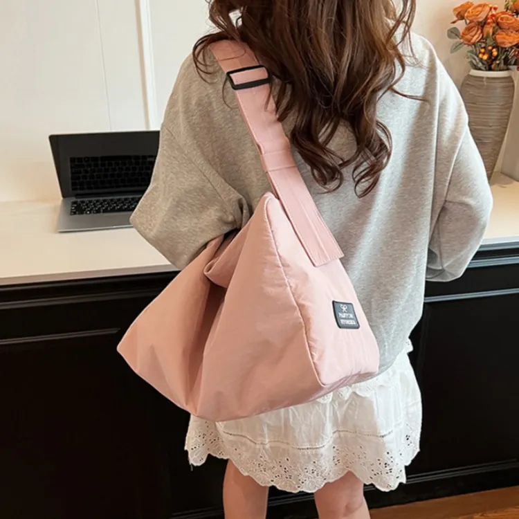 WHEELY BABY+ Nylon Shoulder Bag, Crossbody Bag Women's Multicolor-20
