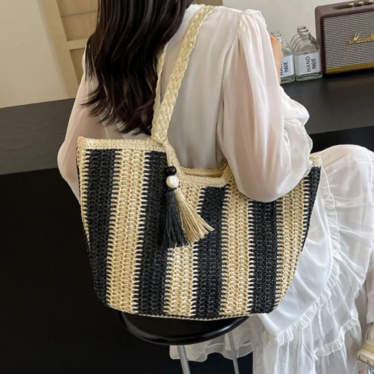 WHEELY BABY+ Woven Shoulder Bag Women's Multicolor-4