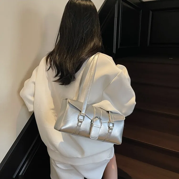 WHEELY BABY+ PU Korean Style Trendy Fashion Minimalist Style Casual Shoulder Bag Regular Women's Multicolor-7