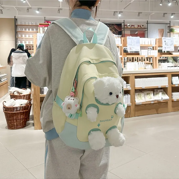 WHEELY BABY+ Nylon Fashion High Quality Doll Backpack Regular Unisex Multicolor-14