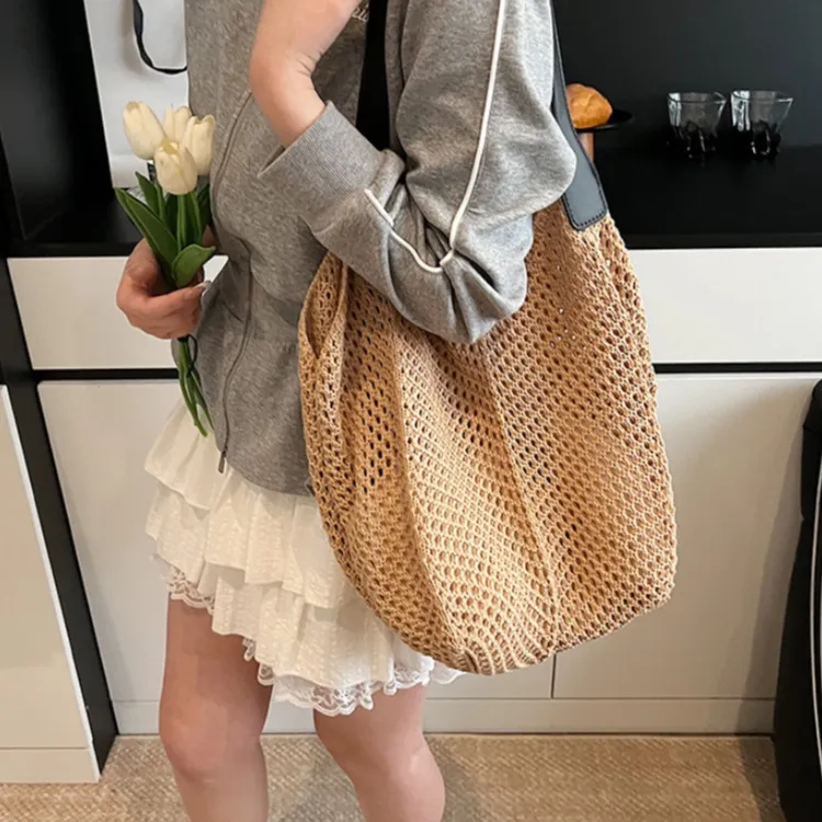 WHEELY BABY+ Knitted Fabric Shoulder Bag Women's Multicolor-18
