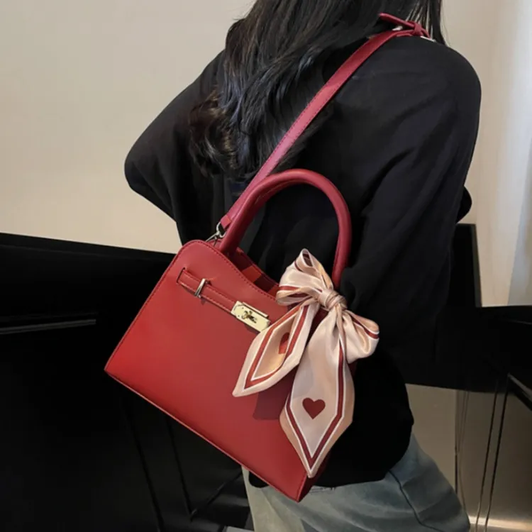 WHEELY BABY+ PU Kelly Bag One Shoulder Handbags Women's Multicolor-5