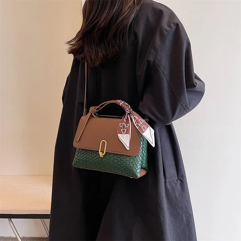 WHEELY BABY+ PU Handbag, Shoulder Bag, Crossbody Bag Women's Brown & Ecru, Black, Coffee & Green, Coffee-11