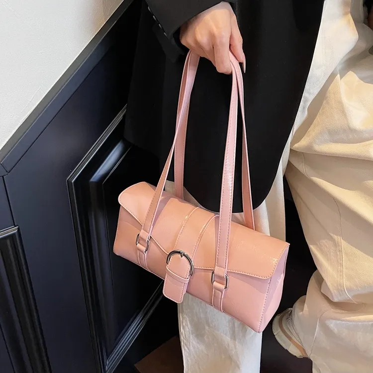 WHEELY BABY+ PU Korean Style Trendy Fashion Minimalist Style Casual Shoulder Bag Regular Women's Multicolor-26