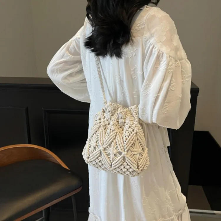 WHEELY BABY+ Rope Braiding Shoulder Bag Women's Multicolor-2