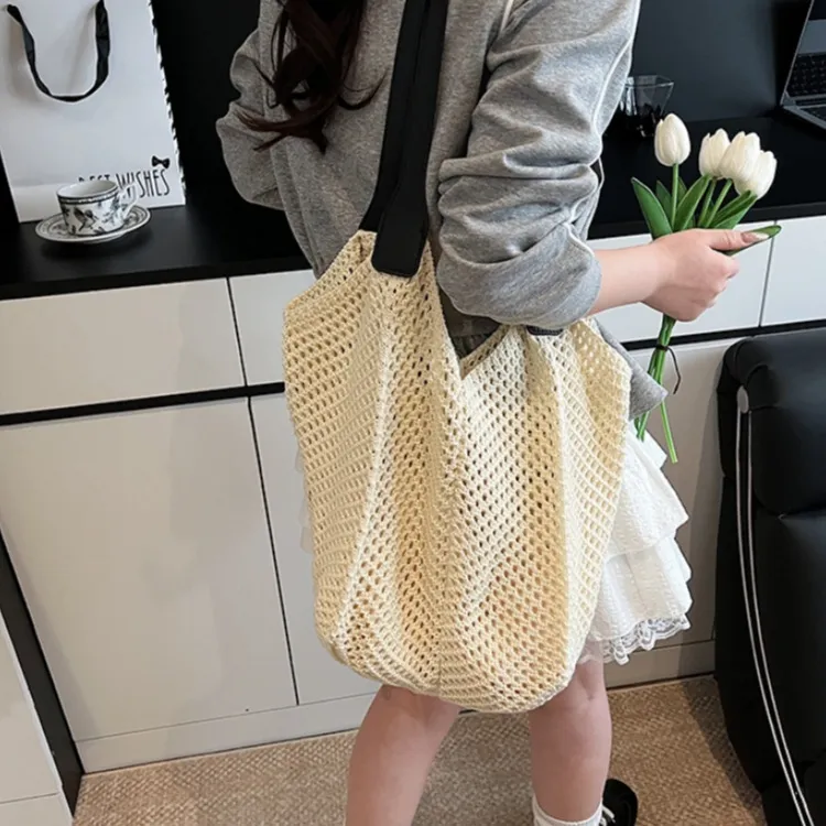 WHEELY BABY+ Knitted Fabric Shoulder Bag Women's Multicolor-24