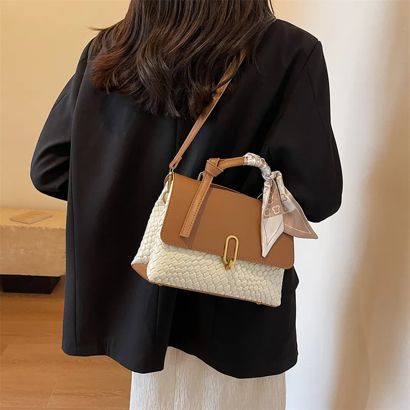 WHEELY BABY+ PU Handbag, Shoulder Bag, Crossbody Bag Women's Brown & Ecru, Black, Coffee & Green, Coffee-4