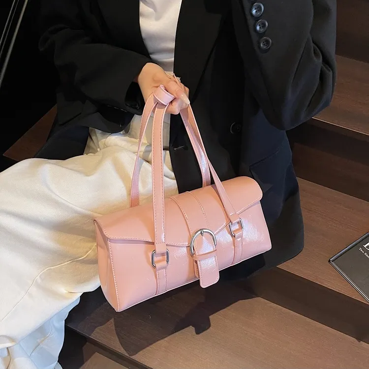 WHEELY BABY+ PU Korean Style Trendy Fashion Minimalist Style Casual Shoulder Bag Regular Women's Multicolor-24