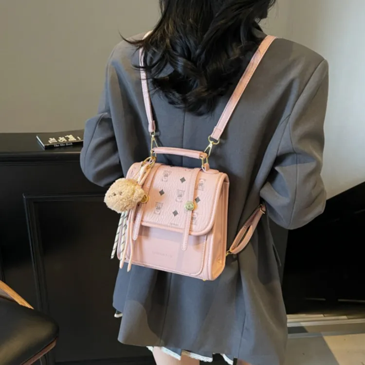 WHEELY BABY+ PU Backpack Women's Multicolor-11