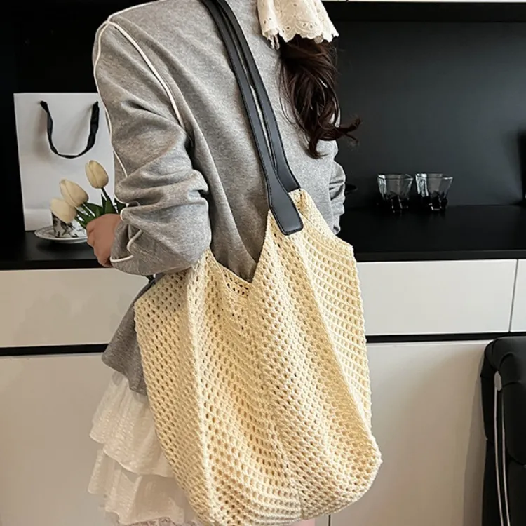 WHEELY BABY+ Knitted Fabric Shoulder Bag Women's Multicolor-21