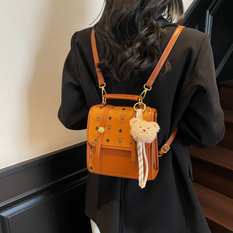 WHEELY BABY+ PU Backpack Women's Multicolor-14
