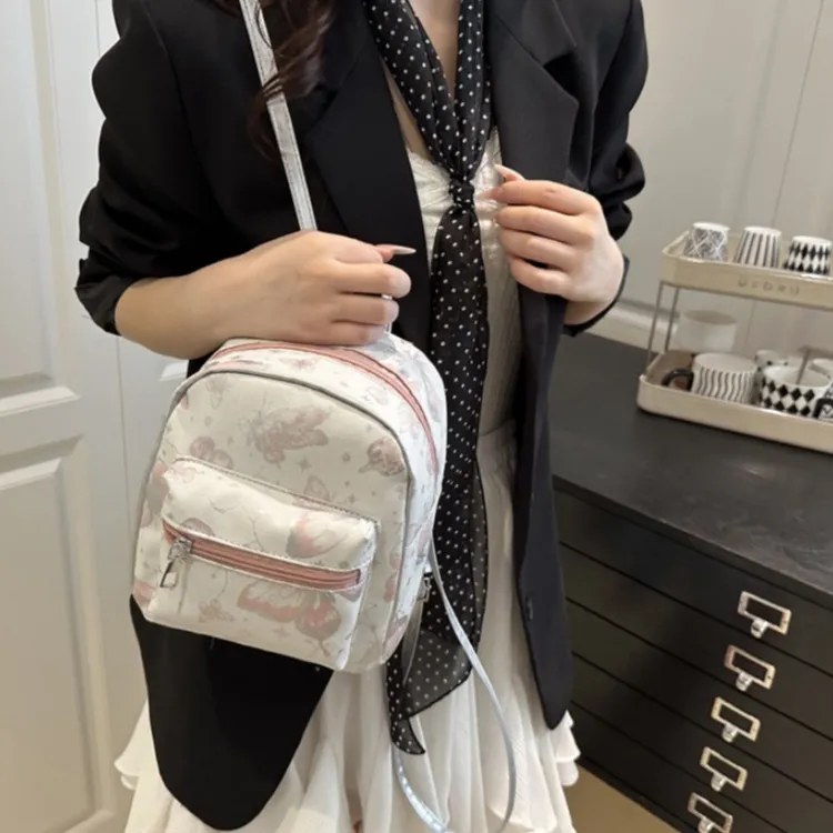 WHEELY BABY+ PU Backpack Women's Multicolor-8