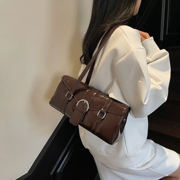 WHEELY BABY+ PU Korean Style Trendy Fashion Minimalist Style Casual Shoulder Bag Regular Women's Multicolor-34