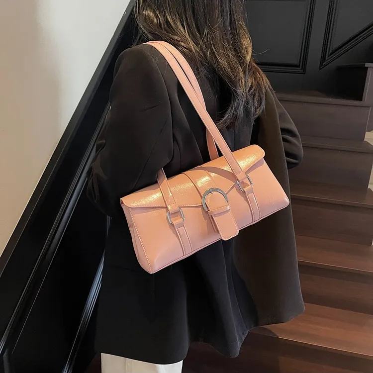WHEELY BABY+ PU Korean Style Trendy Fashion Minimalist Style Casual Shoulder Bag Regular Women's Multicolor-27