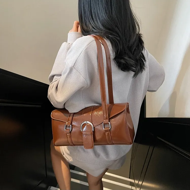 WHEELY BABY+ PU Korean Style Trendy Fashion Minimalist Style Casual Shoulder Bag Regular Women's Multicolor-3