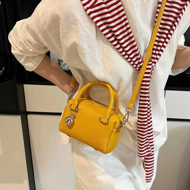 WHEELY BABY+ PU Shoulder Bag, Crossbody Bag, Handbag Women's Ecru/Ginger Yellow/Blue/Black-7