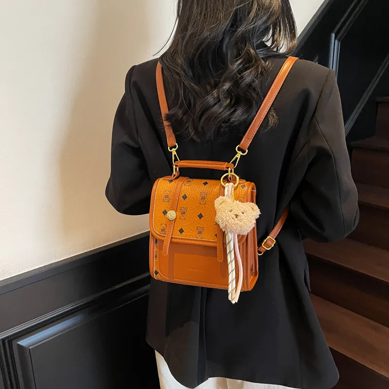 WHEELY BABY+ PU Backpack Women's Multicolor-16