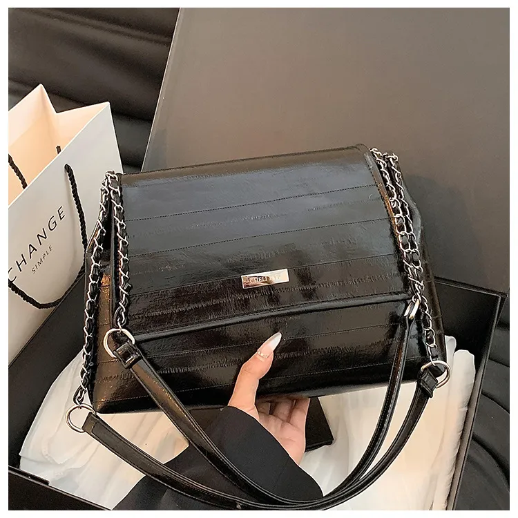 WHEELY BABY+ PU Shoulder Bag Crossbody Bag Tote Women's White/Silver/Black-10