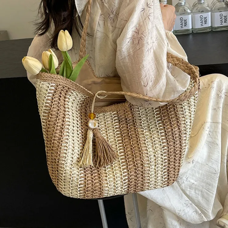WHEELY BABY+ Woven Shoulder Bag Women's Multicolor-11