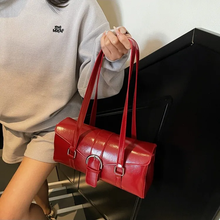 WHEELY BABY+ PU Korean Style Trendy Fashion Minimalist Style Casual Shoulder Bag Regular Women's Multicolor-39