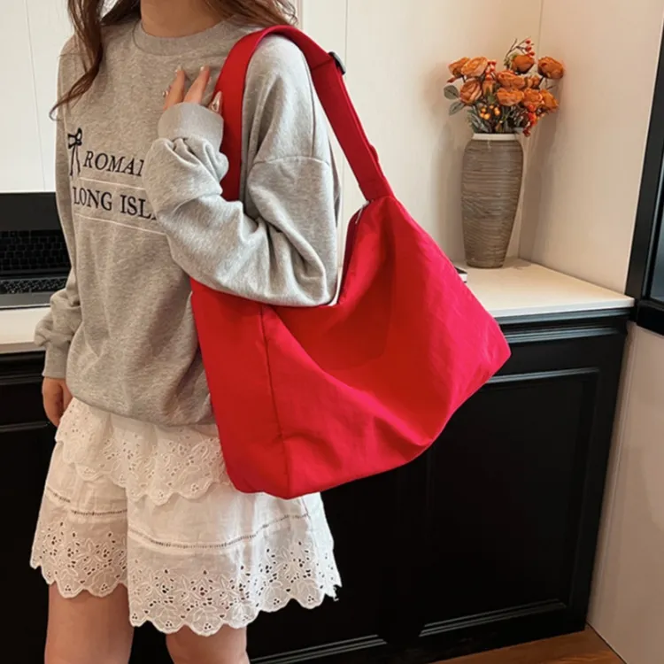 WHEELY BABY+ Nylon Shoulder Bag, Crossbody Bag Women's Multicolor-8