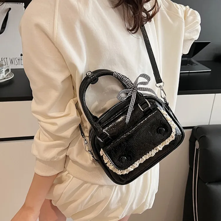 WHEELY BABY+ PU Shoulder Bag, Crossbody Bag, Handbag Women's White/Blue/Yellow/Pink/Black-22
