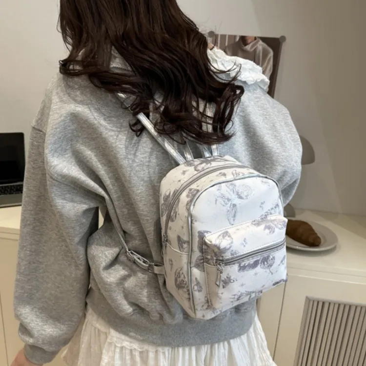 WHEELY BABY+ PU Backpack Women's Multicolor-4