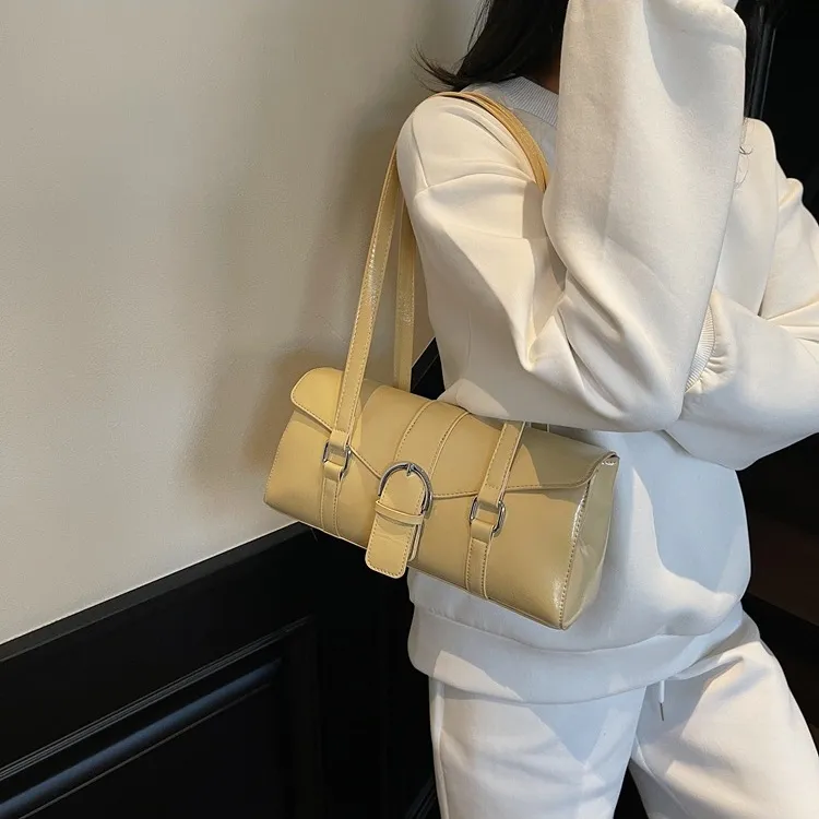 WHEELY BABY+ PU Korean Style Trendy Fashion Minimalist Style Casual Shoulder Bag Regular Women's Multicolor-42