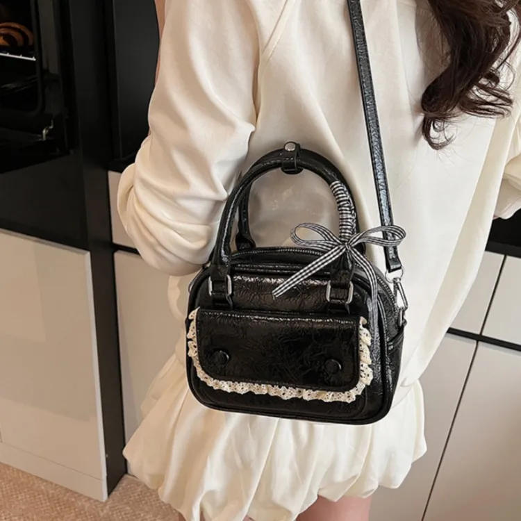WHEELY BABY+ PU Shoulder Bag, Crossbody Bag, Handbag Women's White/Blue/Yellow/Pink/Black-20