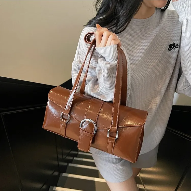 WHEELY BABY+ PU Korean Style Trendy Fashion Minimalist Style Casual Shoulder Bag Regular Women's Multicolor-1