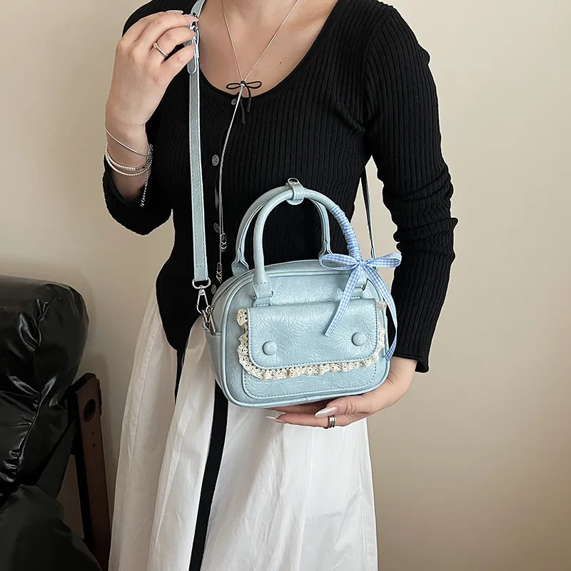 WHEELY BABY+ PU Shoulder Bag, Crossbody Bag, Handbag Women's White/Blue/Yellow/Pink/Black-9