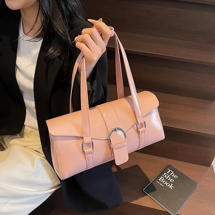 WHEELY BABY+ PU Korean Style Trendy Fashion Minimalist Style Casual Shoulder Bag Regular Women's Multicolor-25