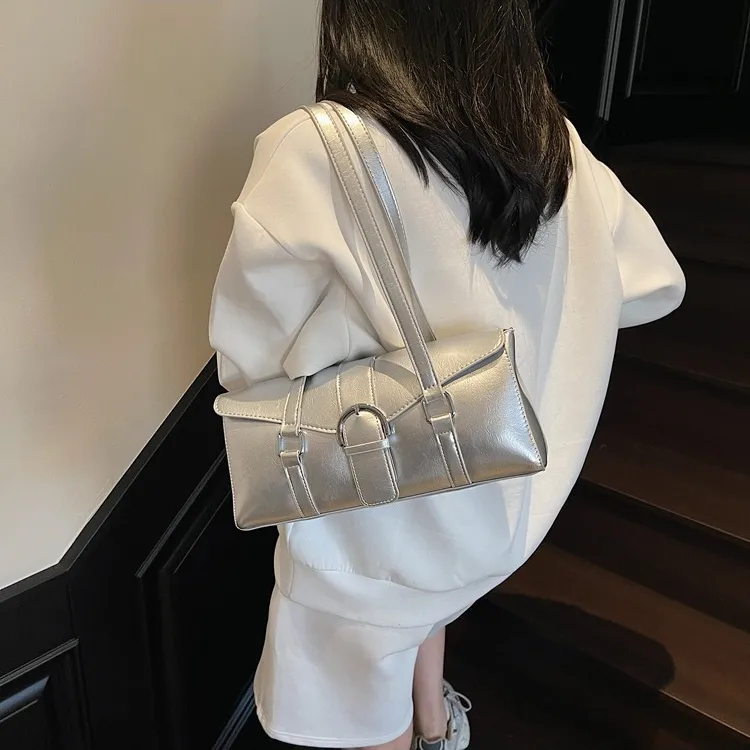 WHEELY BABY+ PU Korean Style Trendy Fashion Minimalist Style Casual Shoulder Bag Regular Women's Multicolor-10